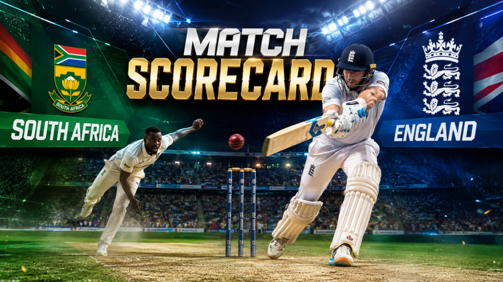 South Africa National Cricket Team Vs England Cricket Team Match Scorecard