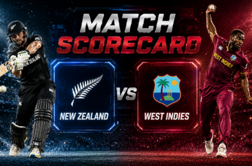 New Zealand National Cricket Team Vs West Indies Cricket Team Match Scorecard